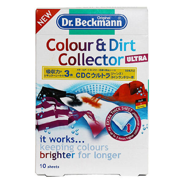 【2/18(水)限定！ポイント最大4倍！】ドクターベックマン Dr.Beckmann カラー＆ダートコレクター 色移り防止シート ウルトラ10枚入り
