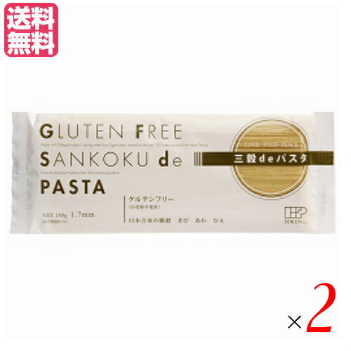 【お買い物マラソン！ポイント6倍！】グルテンフリー パスタ マクロビ 創健社 三穀deパスタ 180g 2袋セット 1