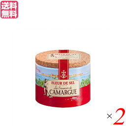 【お買い物マラソン！ポイント3倍！】塩 天然塩 天日塩 カマルグ フルール・ド・セル 125g 2袋セット 送料無料