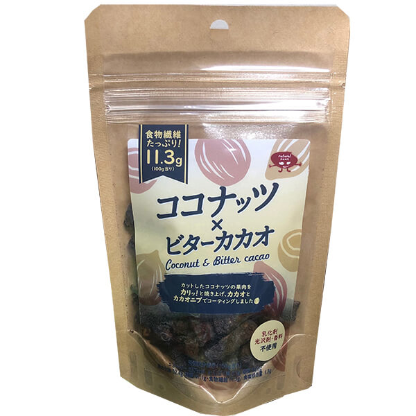 【6/1(土)限定！エントリーでポイント4倍！】ココナッツ カカオ チョコレート ココナッツ×ビターカカオ Natural Bean 50g