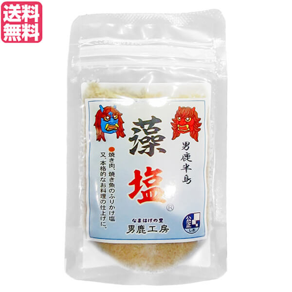 塩 藻塩 天然塩 男鹿半島 藻塩 40g 男鹿工房 送料無料