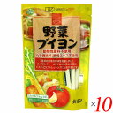 創健社 野菜ブイヨンは7種類の野菜の旨味を凝縮した使いやすい顆粒タイプのブイヨン（スティック個包装）。 動物性原材料を一切使用せず、植物素材のみで作りました。 ○7種類の野菜（玉ねぎ・人参・トマト・とうもろこし・にんにく・セロリ・しょうが）の旨味に有機べに花油のまろやかな味わいを合わせ、深みのあるコクを引き出した、使いやすい顆粒タイプのブイヨンです。 ○動物性の油脂、エキスなど動物性原料を一切使用しておりません。 ○野菜料理にはもちろん、お肉や魚介の料理に使うと素材の味が引き立ち風味が一層豊かになります。 ○食塩は旨みのある海水塩を使用しています。 ○素材の風味を大切にし、化学調味料・酵母エキスは使用しておりません。 ◆お召し上がり方 野菜スープ（1袋で2人分） 1.器に1袋の中身をあけます。 2.熱湯を300ml注ぎます※お好みにより熱湯の量は加減して下さい。 3.軽くかきまぜてお召し上がりください。 スープ以外にも、シチュー・ロールキャベツ・カレーなどの煮込み料理、ピラフ、リゾット、チャーハン、パスタ、グラタン、ドレッシングの味付け、ハンバーグの下味付けにもお使い頂けます。 ＜創健社について＞ 半世紀を超える歴史を持つこだわりの食品会社です。 創業の1968年当時は、高度経済成長期の中、化学合成された香料・着色料・保存料など食品添加物が数多く開発され、大量生産のための工業的製法の加工食品が急速に増えていました。 創業者中村隆男は、「食べもの、食べ方は、必ず生き方につながって来る。食生活をととのえることは、生き方をととのえることである。」と提唱し、変わり行く日本の食環境に危機感を覚え、より健康に繋がる食品を届けたいと願って創健社を立ち上げました。 いまでこそ持続可能な開発目標（SDGs）として取り上げられているようなテーマを、半世紀を超える歴史の中で一貫して追求してまいりました。 世の食のトレンドに流されるのではなく、「環境と人間の健康を意識し、長期的に社会がよくなるために、このままでいいのか？」と疑う目を持ち、「もっとこうしたらいいのでは？」と代替案を商品の形にして提案する企業。 わたしたちはこの姿勢を「カウンタービジョン・カンパニー」と呼び、これからも社会にとって良い選択をし続ける企業姿勢を貫いて参ります。 ■商品名：ブイヨン 野菜ブイヨン コンソメ 創健社 野菜ブイヨン だし 野菜だし スティック 個包装 顆粒 植物性 スープ ベジタリアン ヴィーガン 送料無料 ■内容量：5g×7本×10個セット ■原材料名：澱粉分解物［タピオカ（タイ他）］、食塩（兵庫）、野菜パウダー［たまねぎ（フランス、エジプト）、人参（国内産）、トマト（スペイン）、とうもろこし：遺伝子組換えでない（アメリカ）］、粉末小麦発酵調味料［小麦（フランス、ドイツ他）を含む］、香辛料［にんにく粉末（アメリカ）、生姜粉末（ベトナム）、セロリ粉末（インド、スペイン、オランダ他）、黒胡椒（マレーシア、ベトナム、インド他）］、粉末醤油［大豆：遺伝子組換えでない（アメリカ、インド）を含む、小麦（国内産他）］、食用植物油脂［有機べに花油（アメリカ）］、馬鈴薯澱粉（ヨーロッパ、国内産他） ■アレルゲン（28品目）：小麦 / 大豆 ■分析データ：1袋：5gあたり エネルギー：13kcal たんぱく質：0.2g 脂質：0.03g 炭水化物：2.9g 食塩相当量：1.7g この表示値は、目安です。 ■メーカー或いは販売者：創健社 ■賞味期限：540日 ■保存方法：直射日光・高温多湿を避け常温暗所保存 ■区分：食品 ■製造国：日本 ■注意事項： ○本品製造工場では「卵」・「乳成分」・「そば」・「落花生」・「えび」・「かに」を含む製品を生産しています。 ○澱粉分解物はタピオカ澱粉から作られた食品素材で、ブイヨンを溶けやすく顆粒状にする為に使用しています。 ○粉末小麦発酵調味料は小麦を主原料に発酵させて作った調味料です。 ○粉末醤油の大豆は、遺伝子組換えをしていません。【免責事項】 ※記載の賞味期限は製造日からの日数です。実際の期日についてはお問い合わせください。 ※自社サイトと在庫を共有しているためタイミングによっては欠品、お取り寄せ、キャンセルとなる場合がございます。 ※商品リニューアル等により、パッケージや商品内容がお届け商品と一部異なる場合がございます。 ※メール便はポスト投函です。代引きはご利用できません。厚み制限（3cm以下）があるため簡易包装となります。 外装ダメージについては免責とさせていただきます。