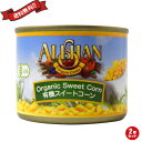 【マラソン限定!学割2倍!100円クーポン!】コーン 缶詰 缶 アリサン 有機スイートコーン缶 スモール 125g(81g) 2個セット