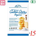 【ポイント5倍】最大30倍！ポテトチップス ポテチ 無添加 Golden State Organic ゴールデンステートオーガニック 有機ポテトチップス シーソルト＆ビネガー85g 15袋セット 送料無料