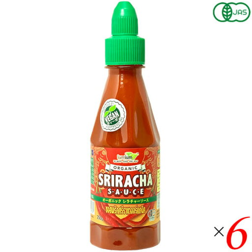 【7/10(木)限定!楽天カード利用でポイント9倍!】チブギス CIVGIS オーガニックシラチャーソース 250ml 6本セット タイ料理 サルサソース チリソース 【7/10(木)限定!楽天カード利用でポイント9倍!】チブギス CIVGIS オーガニックシラチャーソース 250ml 6本セット タイ料理 サルサソース チリソース