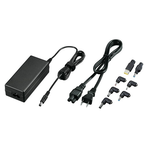 サンワサプライ ノートパソコン用ACアダプタ(65W・マルチタイプ) ACA-DC88ML サンワサプライ ノートパソコン用ACアダプタ(65W・マルチタイプ) ACA-DC88ML
