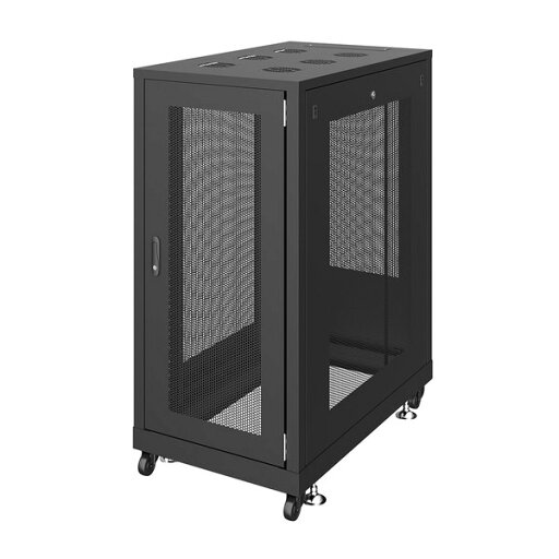 サンワサプライ 19インチサーバーラック メッシュパネル仕様(24U) CP-SVN2410MBKN サンワサプライ 19インチサーバーラック メッシュパネル仕様(24U) CP-SVN2410MBKN