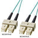 サンワサプライ OM3光ファイバケーブル HKB-OM3SCSC-05L(2)