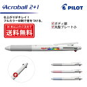 フルカラー印刷【ボールペン】PILOT(パイロット)Acroball 2 1 アクロボール2 1 多機能筆記具(細字) ボディ部＋丸型クリッププレート小印刷【楽ギフ_名入れ】【smtb-MS】