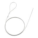 サンワサプライ eセキュリティ(1.0M1.5mm片側かしめなし) SLE-13W