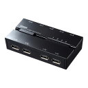 サンワサプライ 磁石付きUSB2.0手動切替器(ハブ付き・4回路) SW-US44HMG(2)