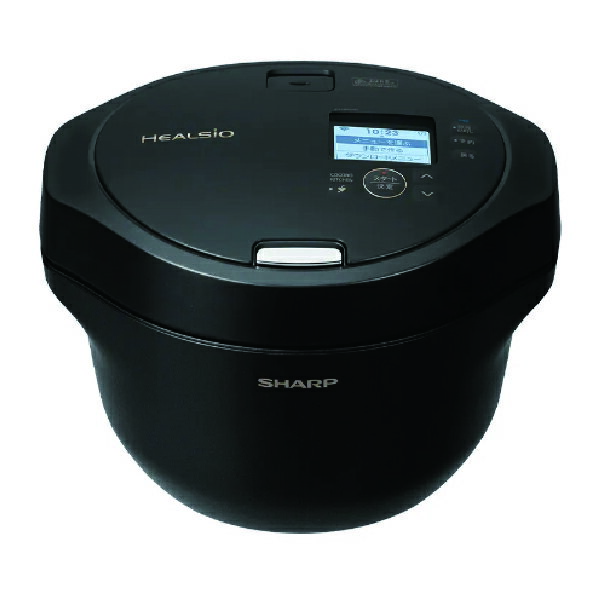 SHARP【電気調理鍋】シャープ ヘルシオ 自動調理鍋 ホットクック KN-HW24G-B (ブラック系・プレミアムブラック)【smtb-MS】のサムネイル
