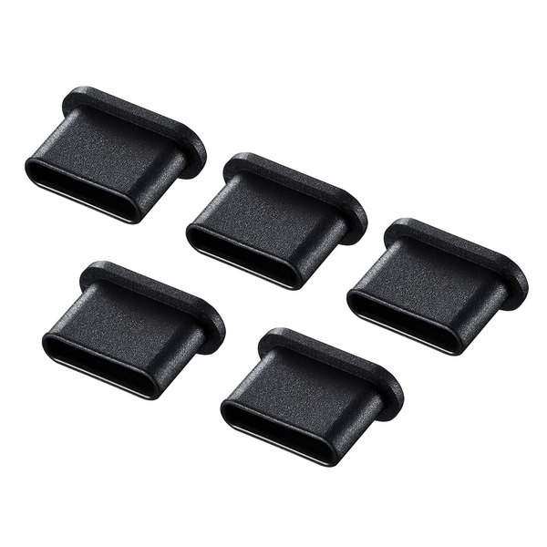 サンワサプライ タイプCコネクタキャップ TK-CAP6BK