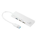 サンワサプライ USB3.1+2.0コンボハブ カードリーダー付き USB-3HC316WN(2)
