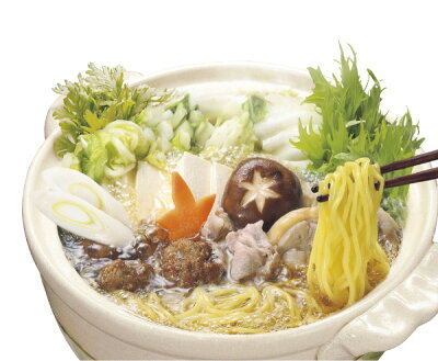 北海道麺SHOP 北の麺ぐるめ 煮込んでおいしい鍋用ラーメン2回分×10袋【常温配送品】北海道 菊水 寒干しラーメン グルメ 鍋 〆 お歳暮 39ショップ 画像2