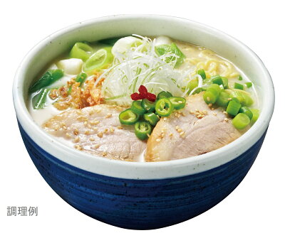 北海道麺SHOP 北の麺ぐるめ らーめん山頭火 青唐辛子仕立てのとんこつ塩 2人前【常温配送品】北海道 名店 旭川 ラーメン 菊水 内祝い グルメ 画像2