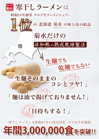 1,000円ポッキリ&送料無料【ネット限定】江別小麦寒干しラーメン4人前【味噌味2食、醤油味、旨塩味】北海道ラーメン菊水