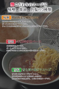 1,000円ポッキリ&送料無料【ネット限定】江別小麦寒干しラーメン4人前【味噌味2食、醤油味、旨塩味】北海道ラーメン菊水