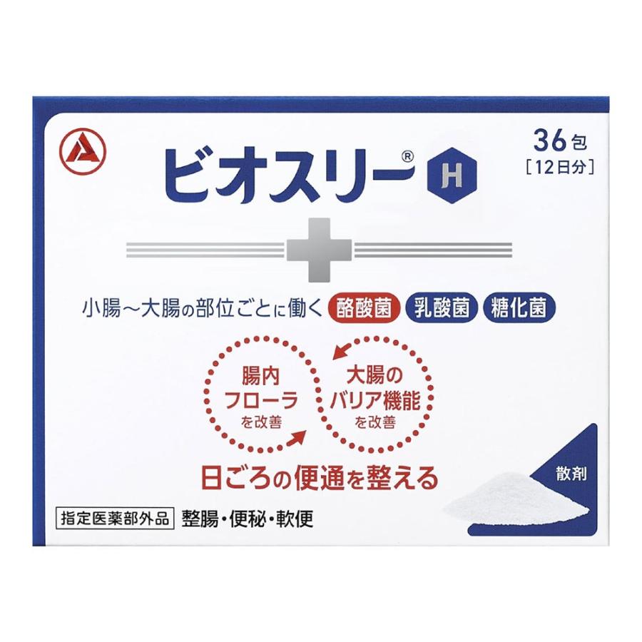 【送料無料10個セット】【指定医薬部外品】【アリナミン製薬】ビオスリーH　36包