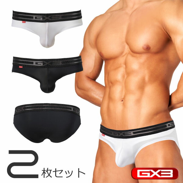 ジーバイスリー ブリーフ 【2枚パンツセット】GX3/ジーバイスリー SHEER モノトーン ブリーフパンツ