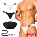 G-Station/ジーステーション ウェーブレース パイピング ビキニブリーフ メンズ 男性下着 透け 立体縫製 フルバック セクシー