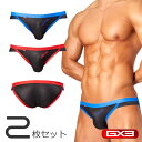 【2枚パンツセット】GX3/ジーバイスリー GLOSS SPORTS BLACK スイッチ ビキニ