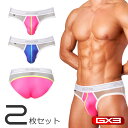 【2枚パンツセット】GX3/ジーバイスリー GLOSS NEON メッシュ ブリーフパンツ(4)