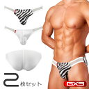 【2枚パンツセット】GX3/ジーバイスリー WESTERN ゼブラ ビキニ