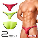 【2枚パンツセット】GX3/ジーバイスリー GLOSS TOUCH DX COLOR Vビキニ