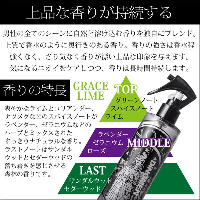 【送料無料】衣類消臭剤DiNOMENディノメンフレグランスミスト250ml体臭・加齢臭対策空間消臭帯電防止除菌男性用化粧品男性化粧品スーツ【あす楽対応】YOUNGMH