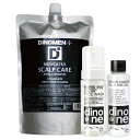 dinoone 泡洗顔 ＆ オールインワンジェル ＆ DiNOMEN薬用スカルプケアリンスインシャンプー詰替え900ML セット 男性 メンズ スキンケア ヘアケア 化粧品 化粧水 乳液 美容液 薄毛 抜毛 育毛 かゆみ ふけ 予防 マスク 肌荒れ