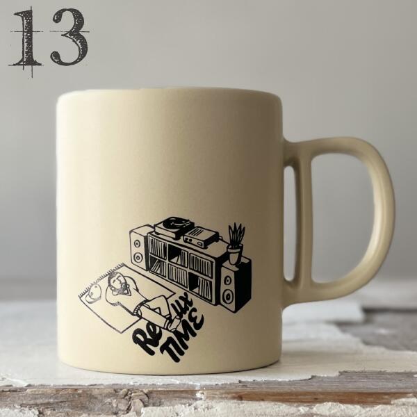 マグカップ おしゃれ コーヒーカップ 日本製 食器 陶器 美濃焼 シンプル 大容量 電子レンジ可 ギフト プレゼント 贈物 誕生日 父の日 DLM DiNOMEN デザイン：13 父の日 △