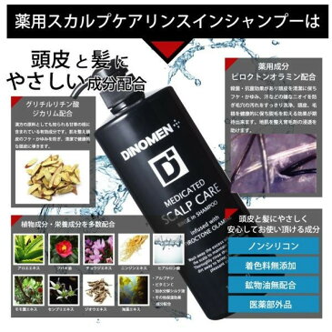 シャンプー メンズ 送料無料 薬用 頭皮と髪を清潔に DiNOMEN 薬用スカルプケア リンスイン シャンプー 1000ml 男性 頭皮ケア フケ かゆみ 抜け毛 薄毛 スカルプケア ボタニカル 男性 化粧品 メンズ コスメ【あす楽】 父の日