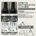 ドライシャンプー ヘア＆ボディ DiNOMEN 150ml 2本セット 水なしで使えるシャンプー 全身に使えます 忙しい朝 アウトドア キャンプ 登山 入院 旅行 防災 除菌 消臭 ボディソープ ヘアシャンプー 父の日