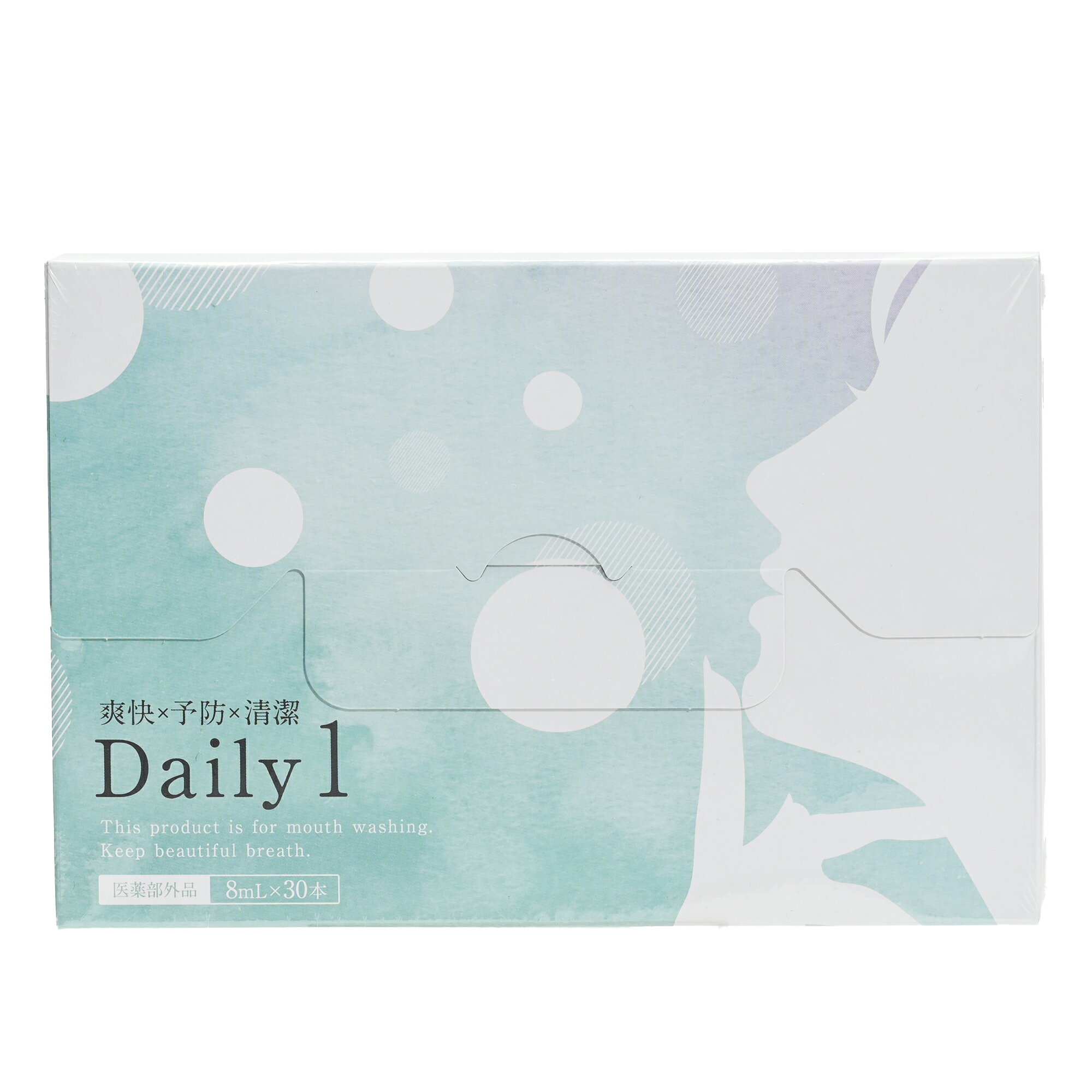 デイリーワン Daily1 1箱 30包 マウスウォッシュ ホワイトニング デンタルケア 口臭対策 個別包装