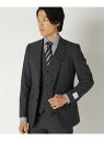 【SALE/50%OFF】NARROW シャドーウインドーペーンスーツ/別売りベストあり/2ピースビジネスセットアップスーツ CROWDED CLOSET メン...