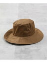 【KIJIMA TAKAYUKI キジマタカユキ 】COTTON SAFARI HAT FUSE メンズ ビギ 帽子 ハット ブラウン ブラック【送料無料】[Rakuten Fashion]