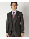 【SALE/30%OFF】NARROW 杢チェックスーツ/別売りベストあり/2ピースビジネスセットアップスーツ CROWDED CLOSET メンズ ビギ スー...
