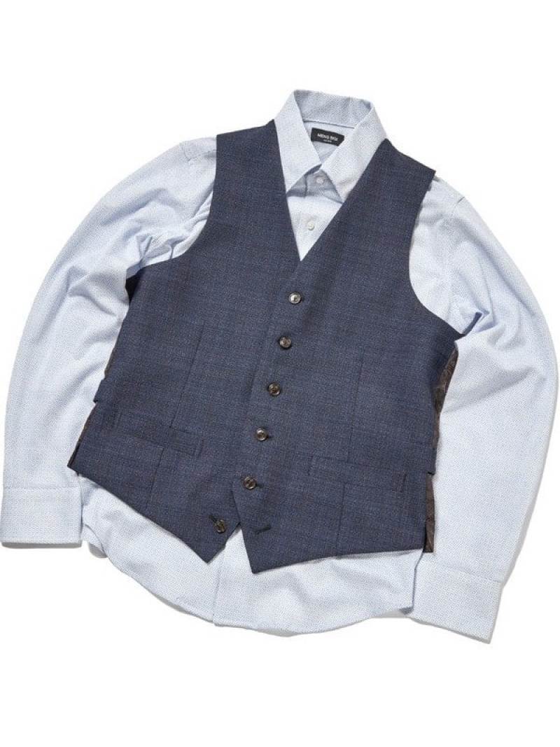 【SALE/28%OFF】【ACTIVE TAILOR】ミックスヤーン/ホップサックベスト<セットアップ・スリーピース対応> MEN'S BIGI メンズ ビギ...