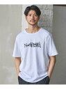 NEMOPHILAプリントTシャツ UNION STATION メンズ ビギ トップス カットソー Tシャツ ホワイト ベージュ ブラック【送料無料】 Rakuten Fashion