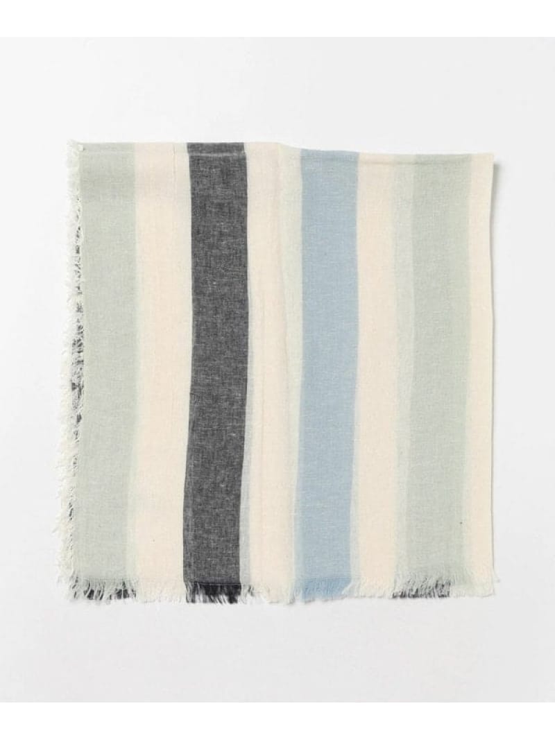 【SALE／50%OFF】ストライプ大判ストール UNION STATION メンズ ビギ ファッション雑貨 マフラー・スト..