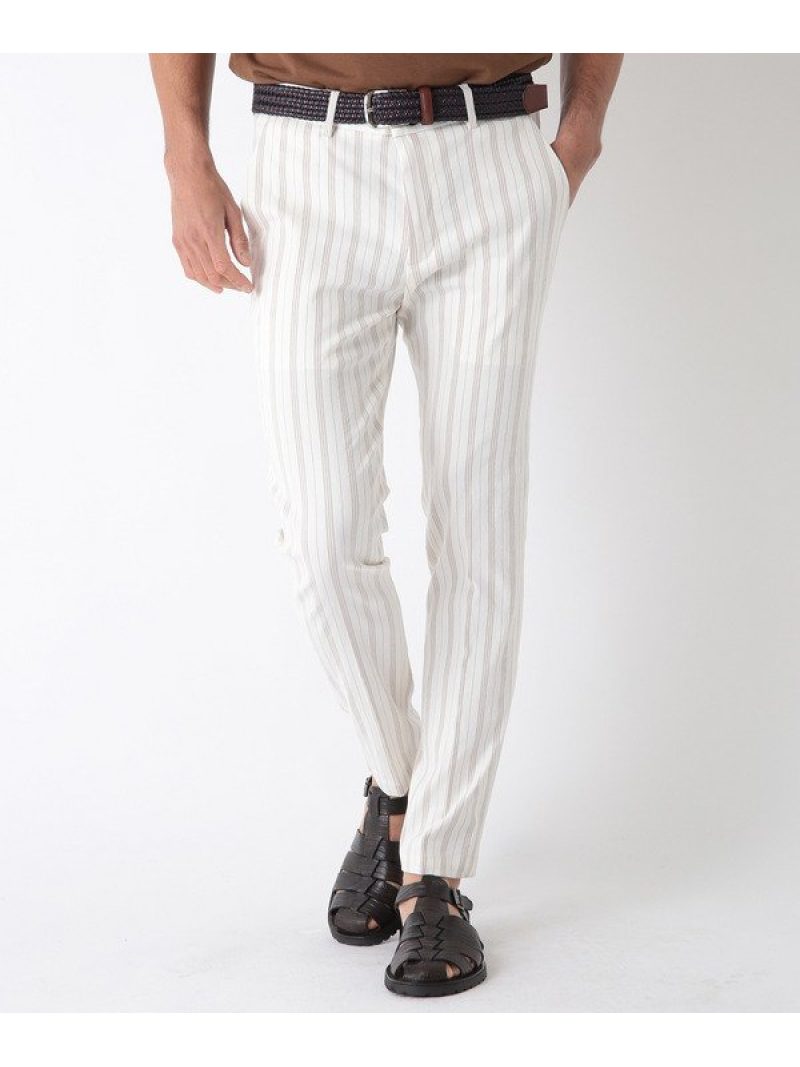 美しい 楽天市場 ハイストレッチストライプパンツ Made In Japan Distinction Men S Bigi メンズ ビギ パンツ ジーンズ スラックス ドレスパンツ ベージュ グレー 送料無料 Rakuten Fashion Mens Bigi メンズビギ で公式に取扱 Livinginmalta Com