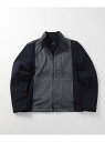 メンズビギ 服 メンズ 【ACTIVE TAILOR】スタンドジップアップブルゾン MEN'S BIGI メンズ ビギ ジャケット・アウター ブルゾン・ジャンパー ネイビー ブラック【送料無料】[Rakuten Fashion]