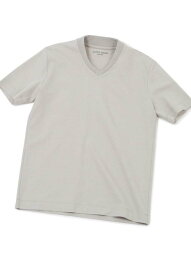 【ACTIVE TAILOR】シルケットスムースVネックTシャツ MEN'S BIGI メンズ ビギ トップス カットソー・Tシャツ グレー ホワイト ブルー ブラック【送料無料】[Rakuten Fashion]