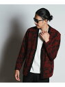 【SALE/50%OFF】フラワージャガードカーディガン RATTLE TRAP メンズ ビギ トップス カーディガン ネイビー レッド【RBA_E】【送料無料...