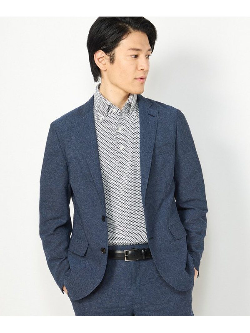 【SALE／50%OFF】イージーケア カラミジャケット CROWDED CLOSET メンズ ビギ ジャケット・アウター テーラードジャケット・ブレザー グレー ネイビー【RBA_E】【送料無料】[Rakuten Fashion]