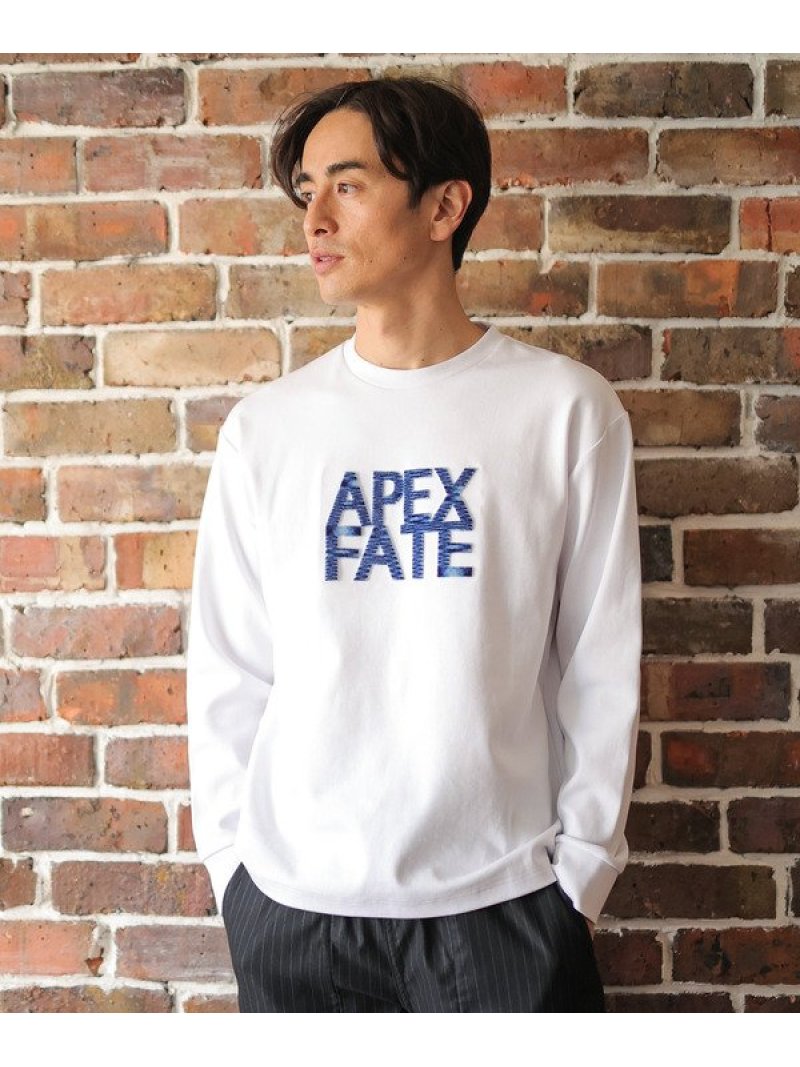 【SALE／50%OFF】ストレッチスムース歯ブラシ刺しゅうTシャツ UNION STATION メンズ ビギ トップス カ..