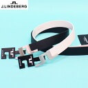 送料無料 Jリンドバーグ J.LINDEBERG ベルト ゴルフウェア メンズ ブリッジデザインバックル 牛革レザー
