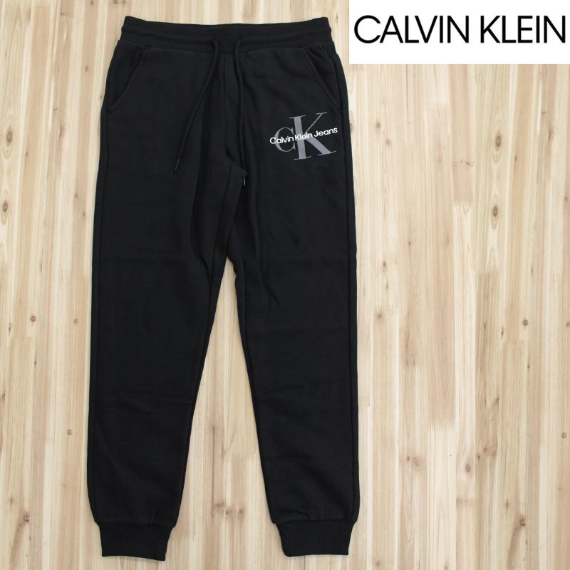 送料無料 Calvin Klein カルバンクライン Calvin Klein Jeans CK モノグラムロゴ 裏起毛 スウェット ジョガーパンツ MONOGRAM JOGGER ボトムス ロングパンツ イージーパンツ ルームウェア メンズ ブランド MC