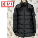 送料無料 DIESEL ディーゼル メンズ コート ダウンコート ロングコート バックプリント ロゴ 2WAY W-RUSSELL-LONG 男女兼用 ユニセックス 春 秋 冬 おしゃれ 通販 MC